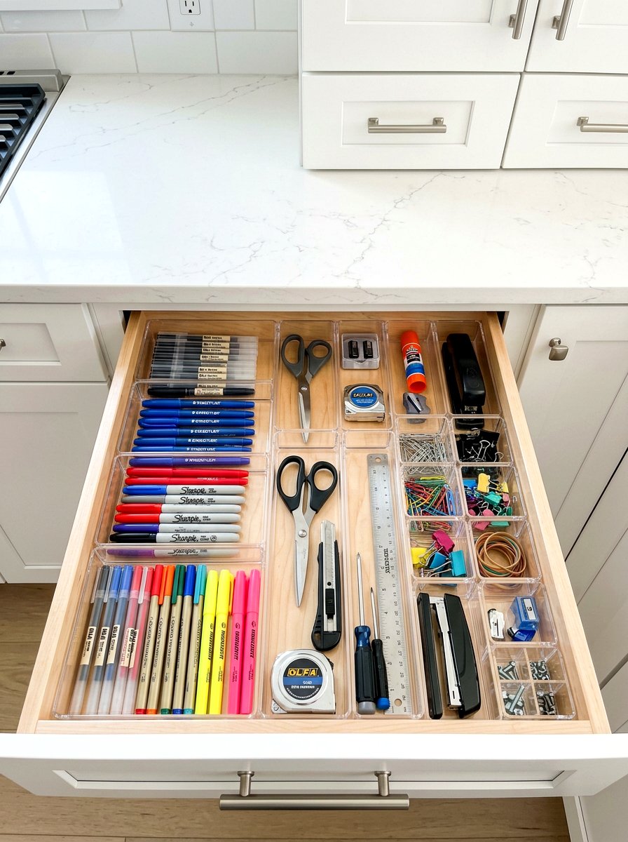 Declutter Junk Drawer - 30 spring kitchen reset ideas
