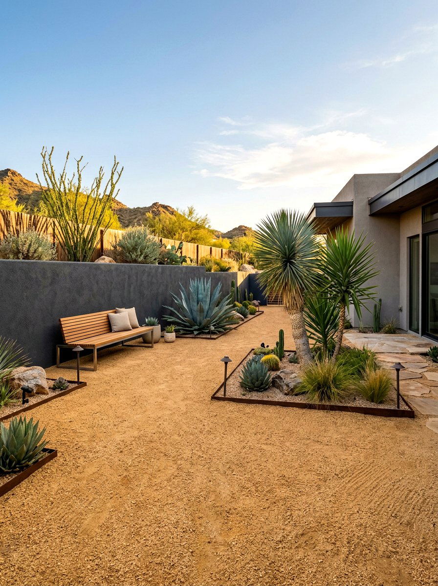 Decomposed Granite Backyard - 30 no grass backyard ideas