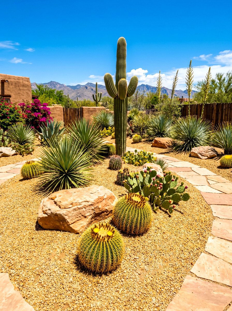 Decomposed Granite Mulch - 30 flower bed mulch ideas