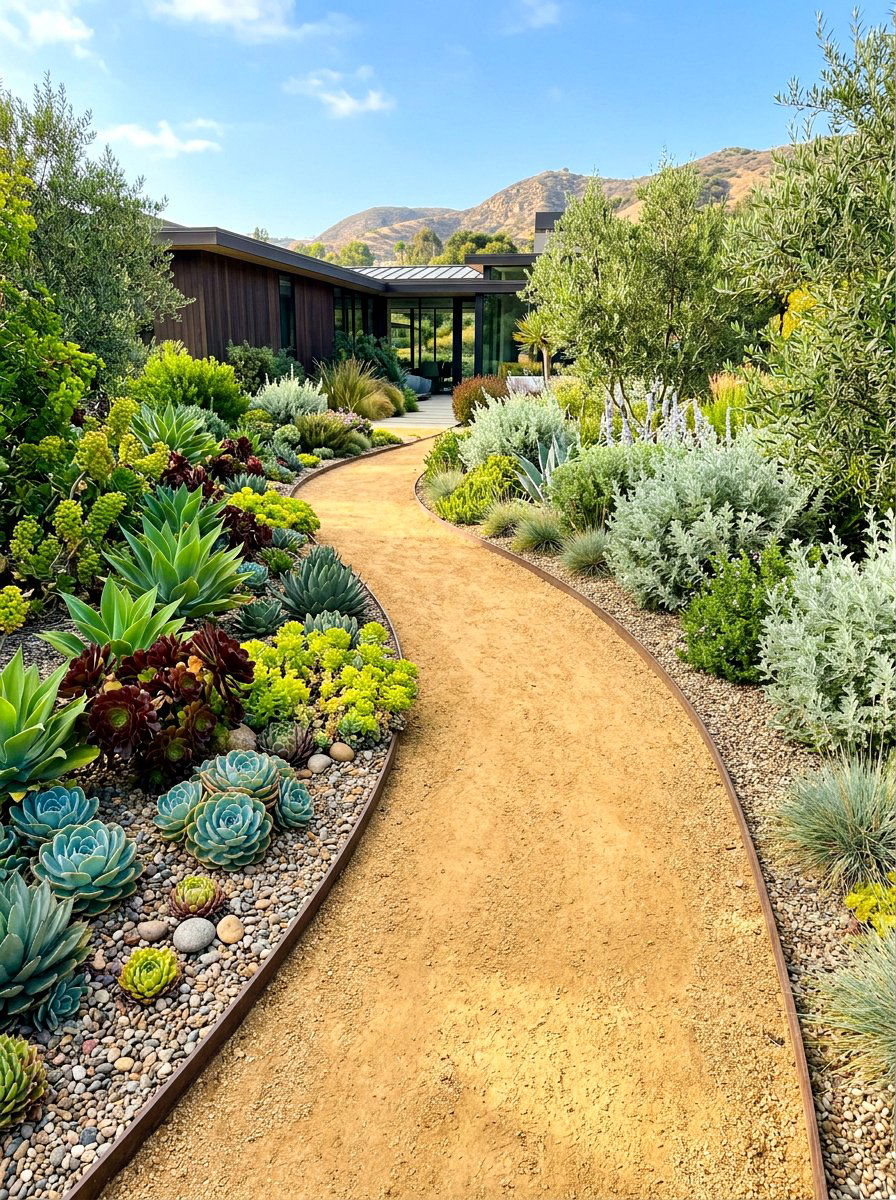 Decomposed Granite Path - 30 drought tolerant landscaping ideas