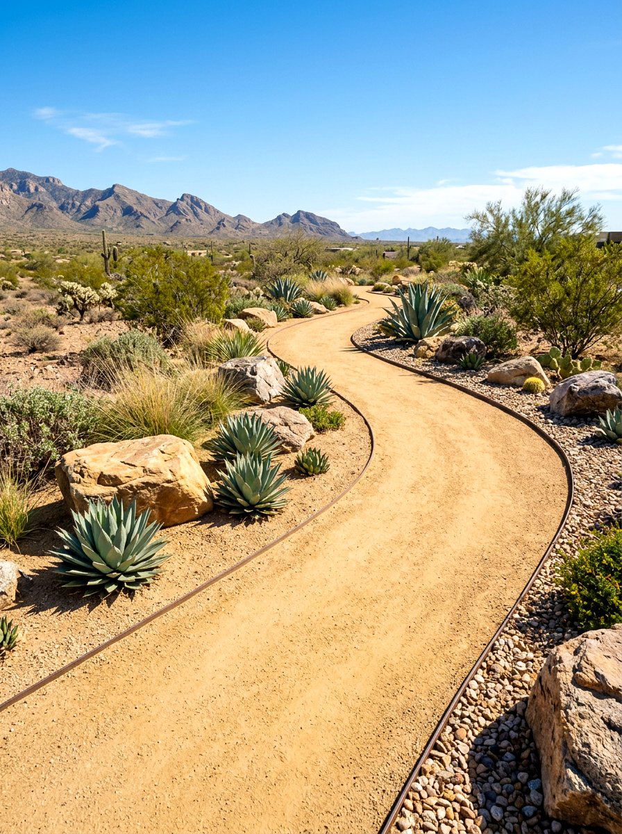 Decomposed Granite Path - 30 garden path ideas