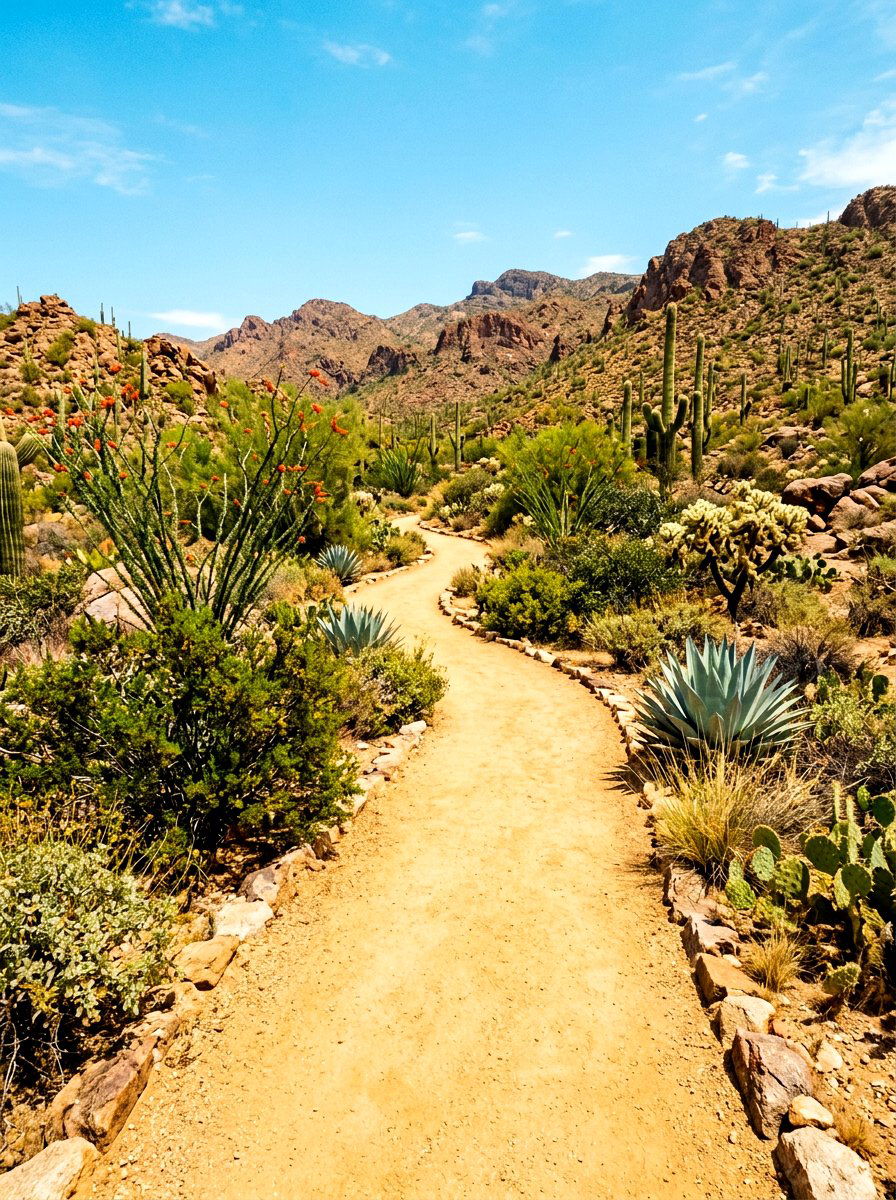 Decomposed Granite Path - 30 gravel walkway ideas