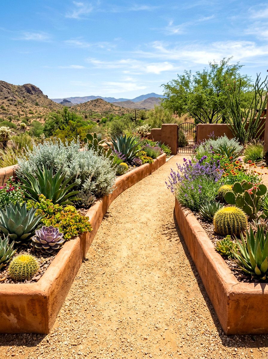 Decomposed Granite Path - 30 raised bed path ideas