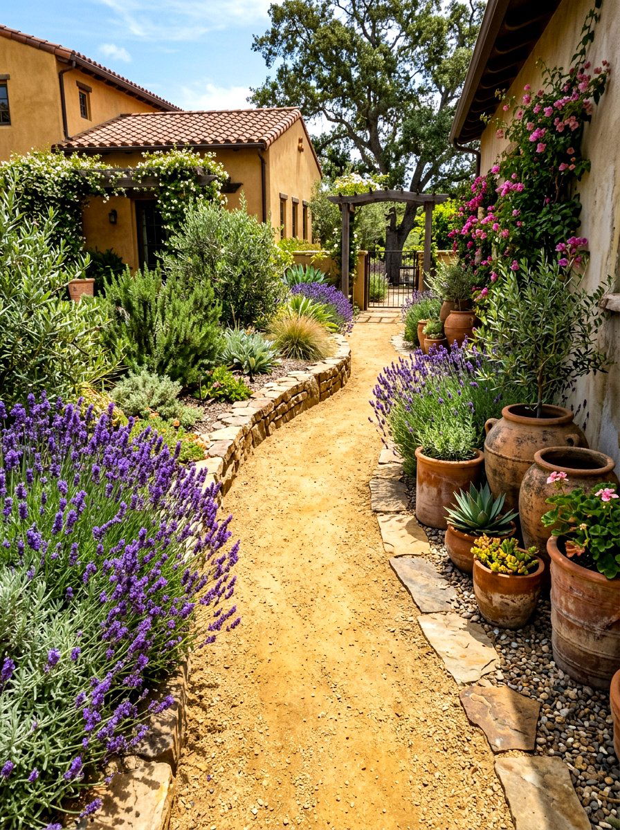 Decomposed Granite Path - 30 side yard walkway ideas