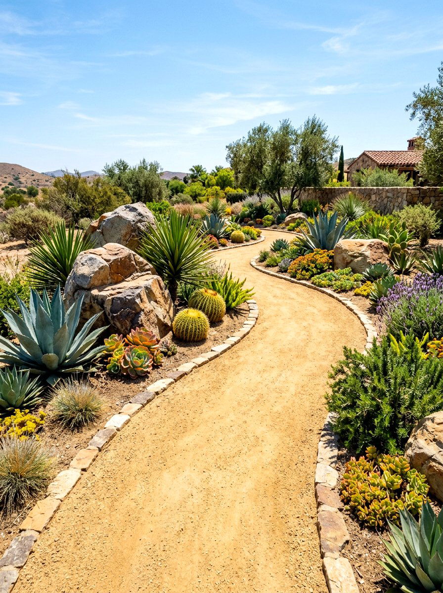 Decomposed Granite Path - 30 backyard walkway ideas