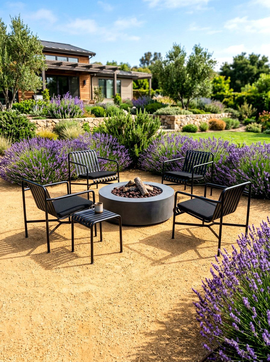 Decomposed Granite Patio - 30 low water backyard ideas