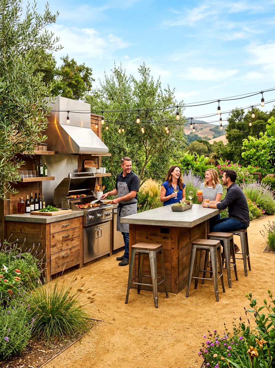 Decomposed Granite Patio With Outdoor Kitchen - 30 decomposed granite patio ideas