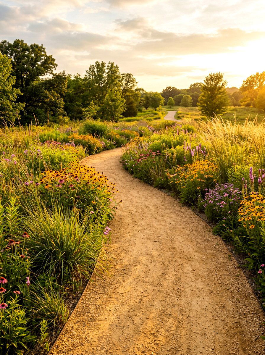 Decomposed granite trail - 30 woodland path ideas
