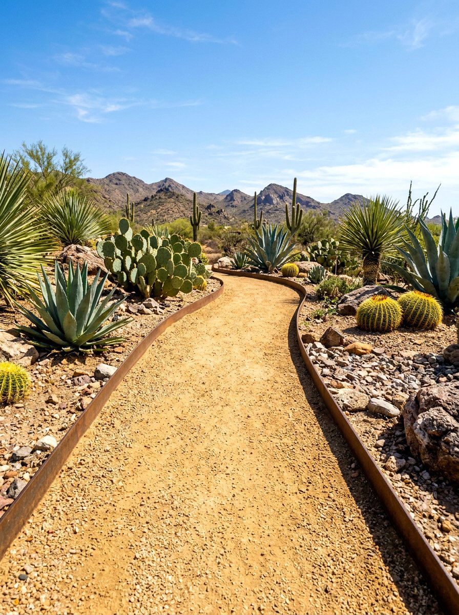 Decomposed granite walkway - 30 front yard pathway ideas