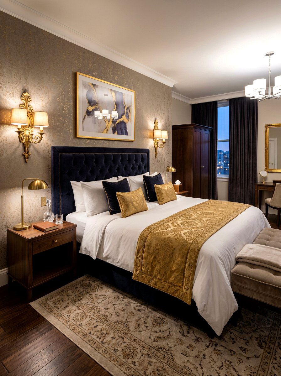 Decorative Bed Runner - 30 hotel duvet bedroom ideas