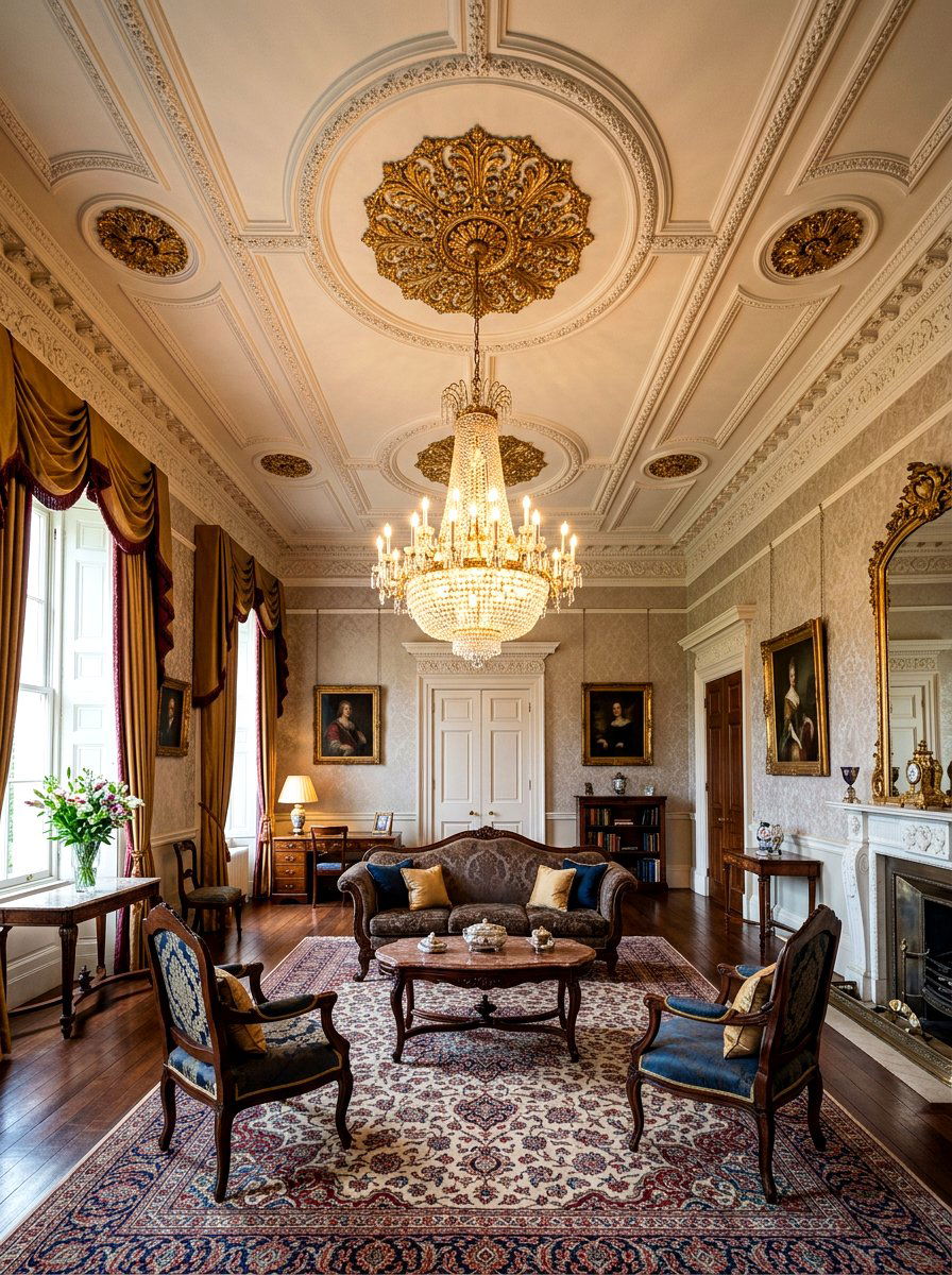 Decorative Ceiling Medallions - 30 high ceiling decorating ideas