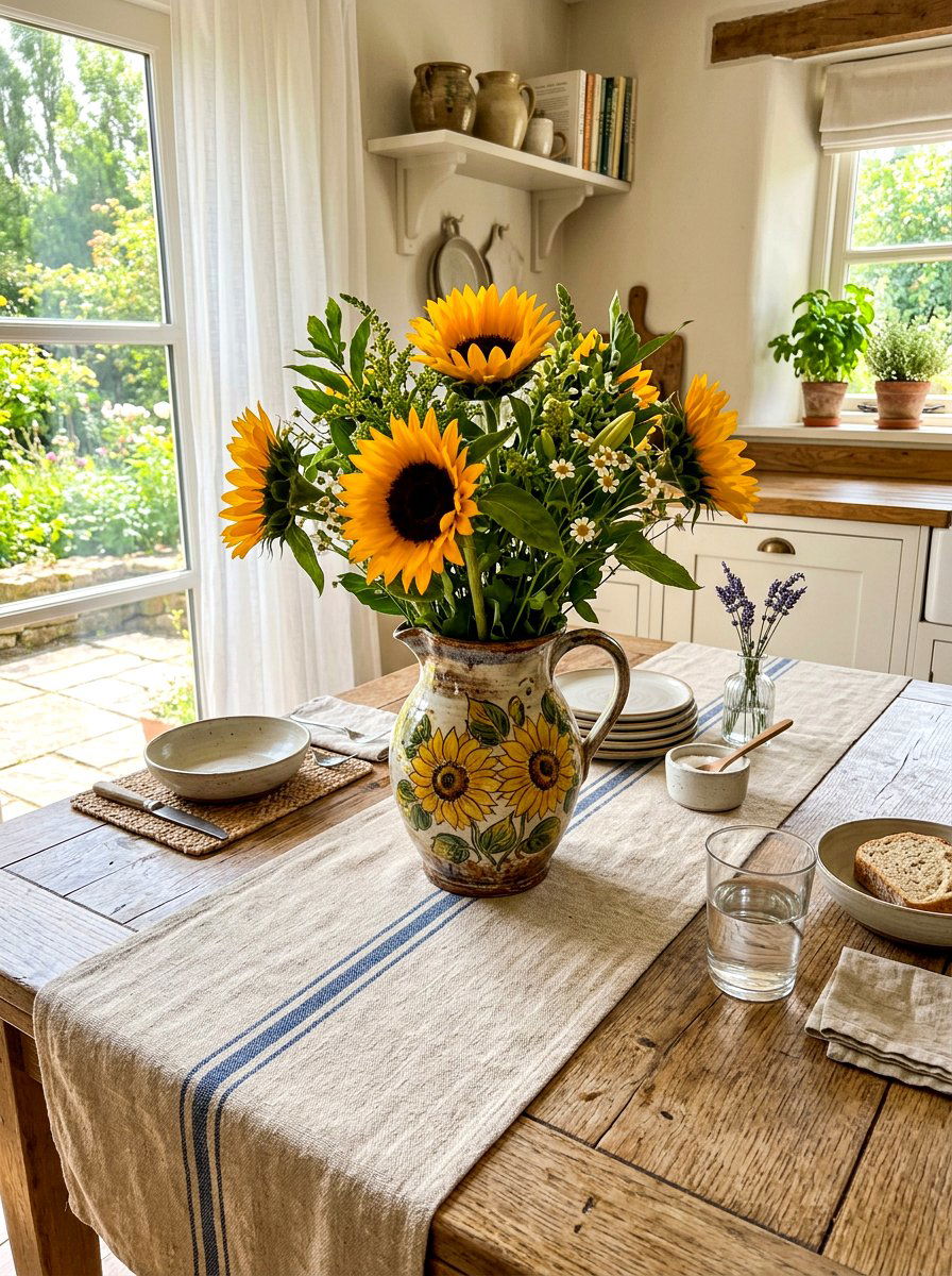 Decorative Ceramic Pitcher - 30 tomato girl summer kitchen ideas