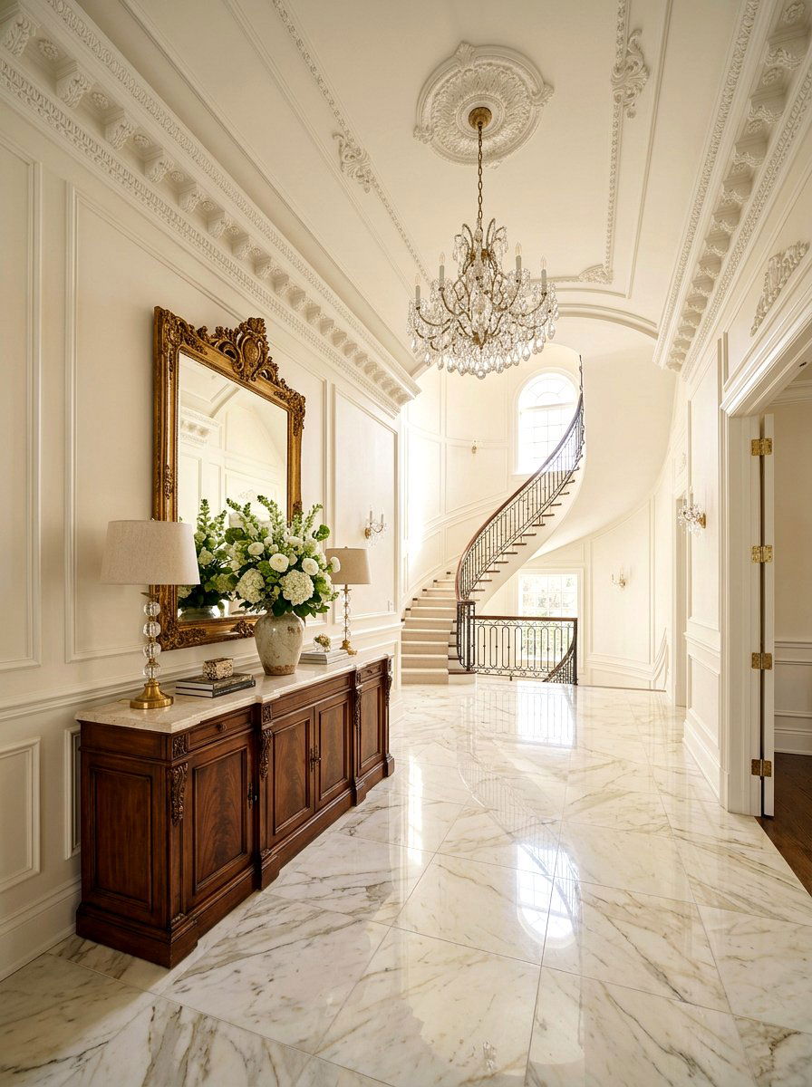 Decorative Crown Molding - 30 high ceiling decorating ideas