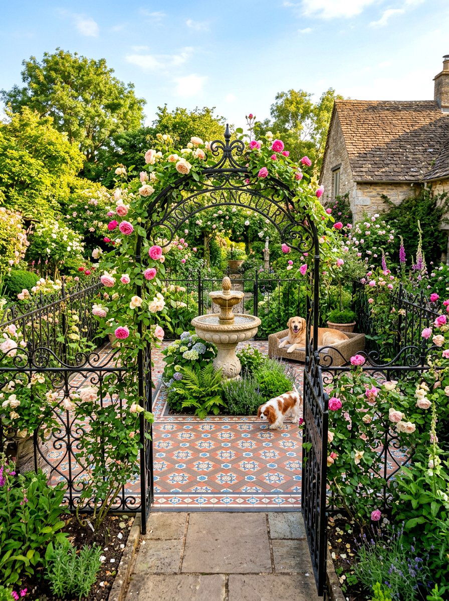 Decorative Dog Run - 30 backyard dog run ideas