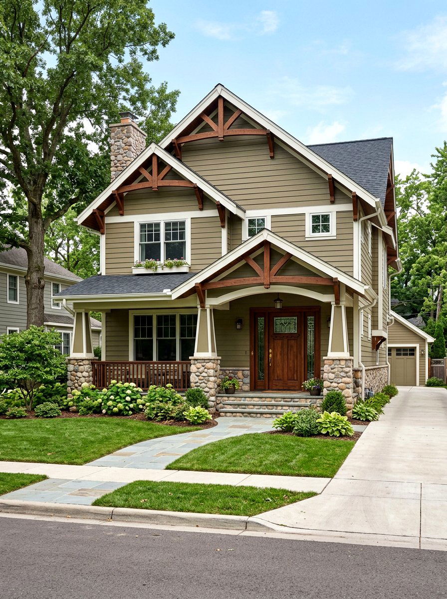 Decorative Gable Bracket - 30 gable accent ideas