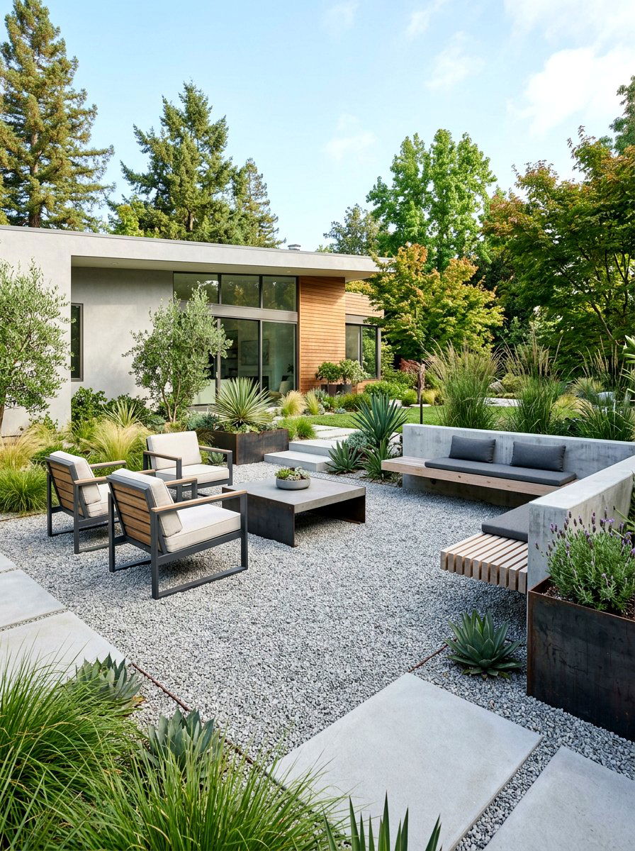 Decorative Gravel - 30 erosion control landscaping ideas