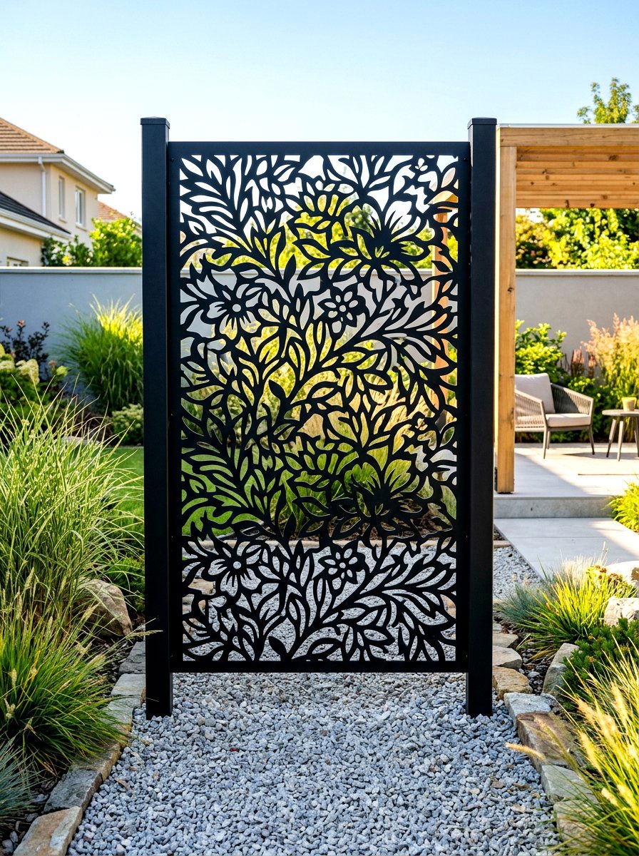 Decorative Metal Screen For Yard - 30 utility box cover ideas