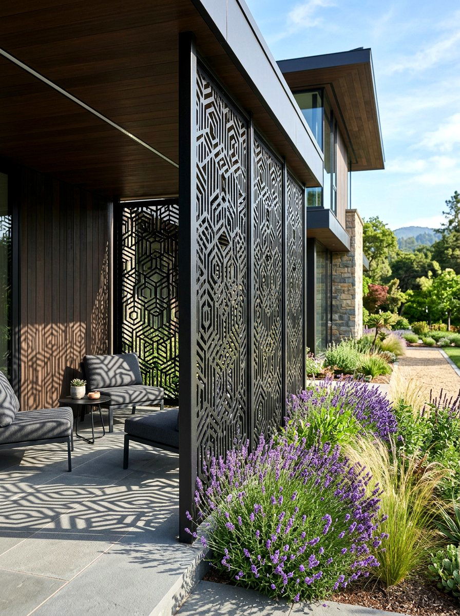 Decorative Metal Screens - 30 porch skirting ideas