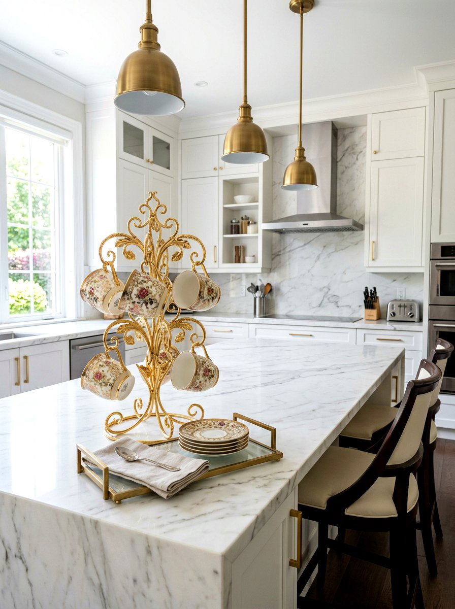 Decorative Mug Tree For Kitchen - 30 coffee mug organizer ideas
