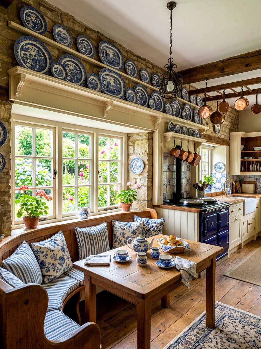 Decorative Plate Rail - 30 plate display kitchen ideas