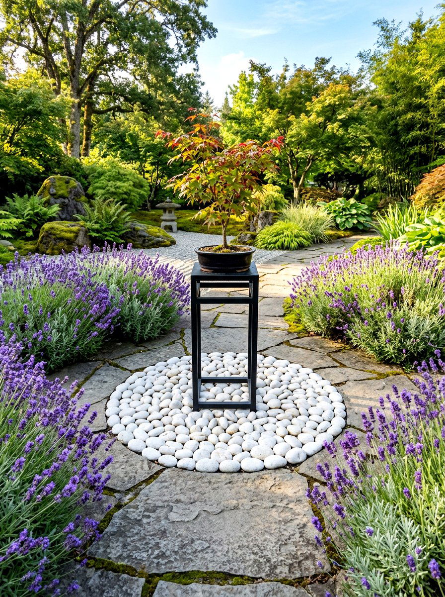 Decorative Stone Surround - 30 patio umbrella base styling ideas