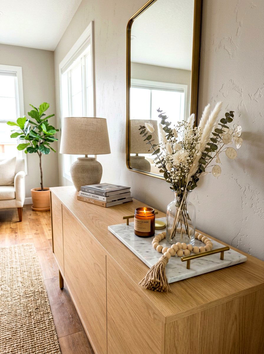 Decorative Tray Arrangement - 30 buffet table styling ideas