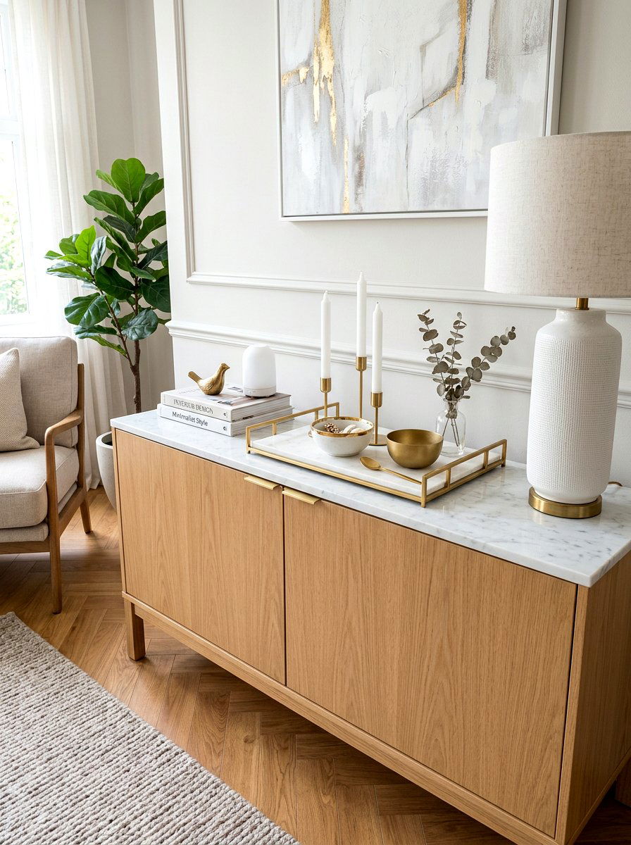 Decorative Tray Sideboard - 30 sideboard decor ideas
