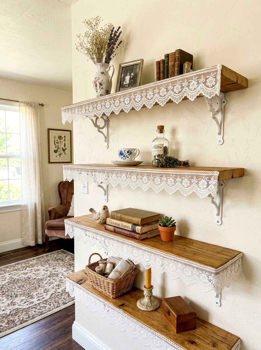 Decorative Trim Shelving - 30 linen cupboard styling ideas