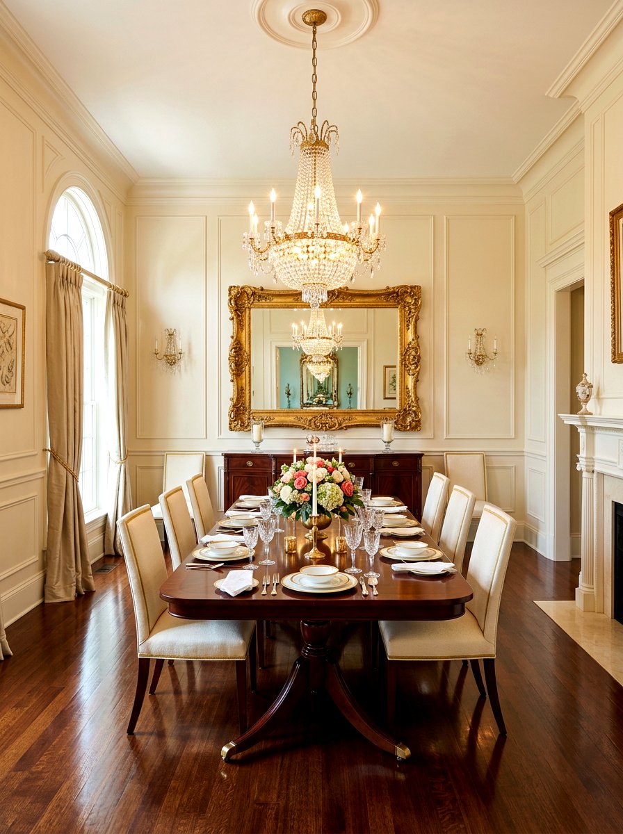 Decorative Wall Mirror - 30 dining room wall art ideas
