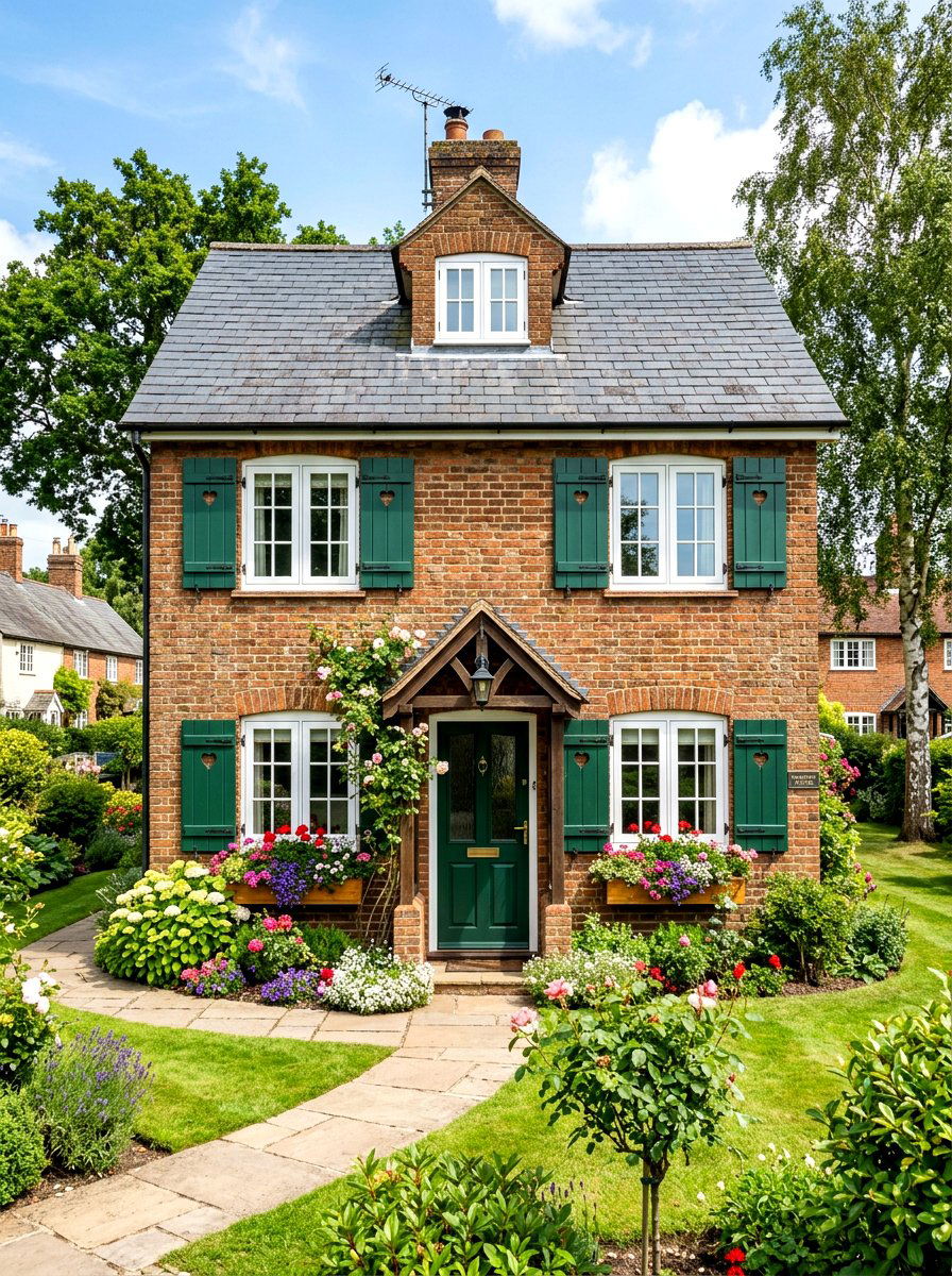 Decorative Window Shutters - 30 curb appeal ideas for small homes
