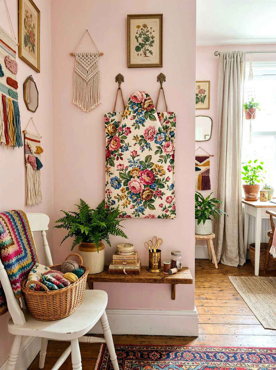 Decorative ironing board cover storage - 30 ironing board storage ideas