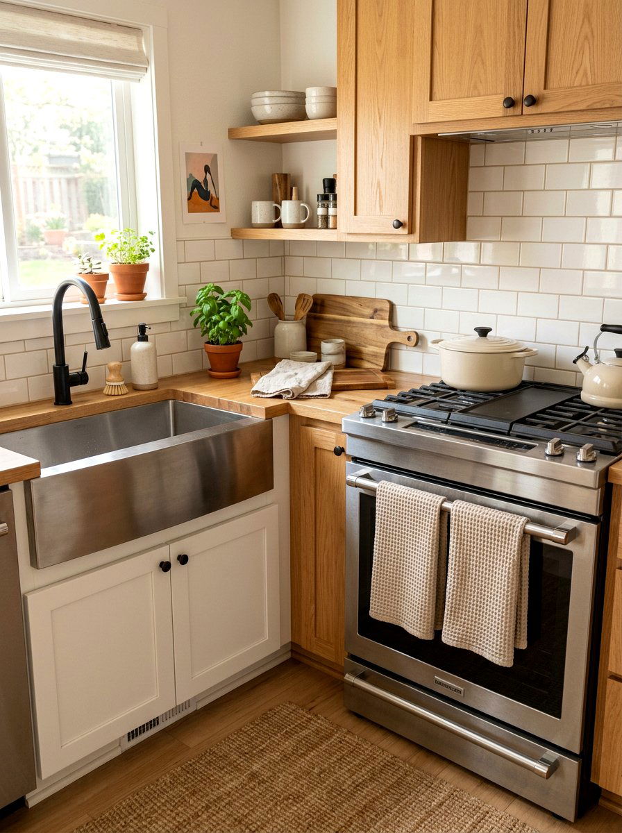 Decorative tea towels - 30 TikTok kitchen decor ideas