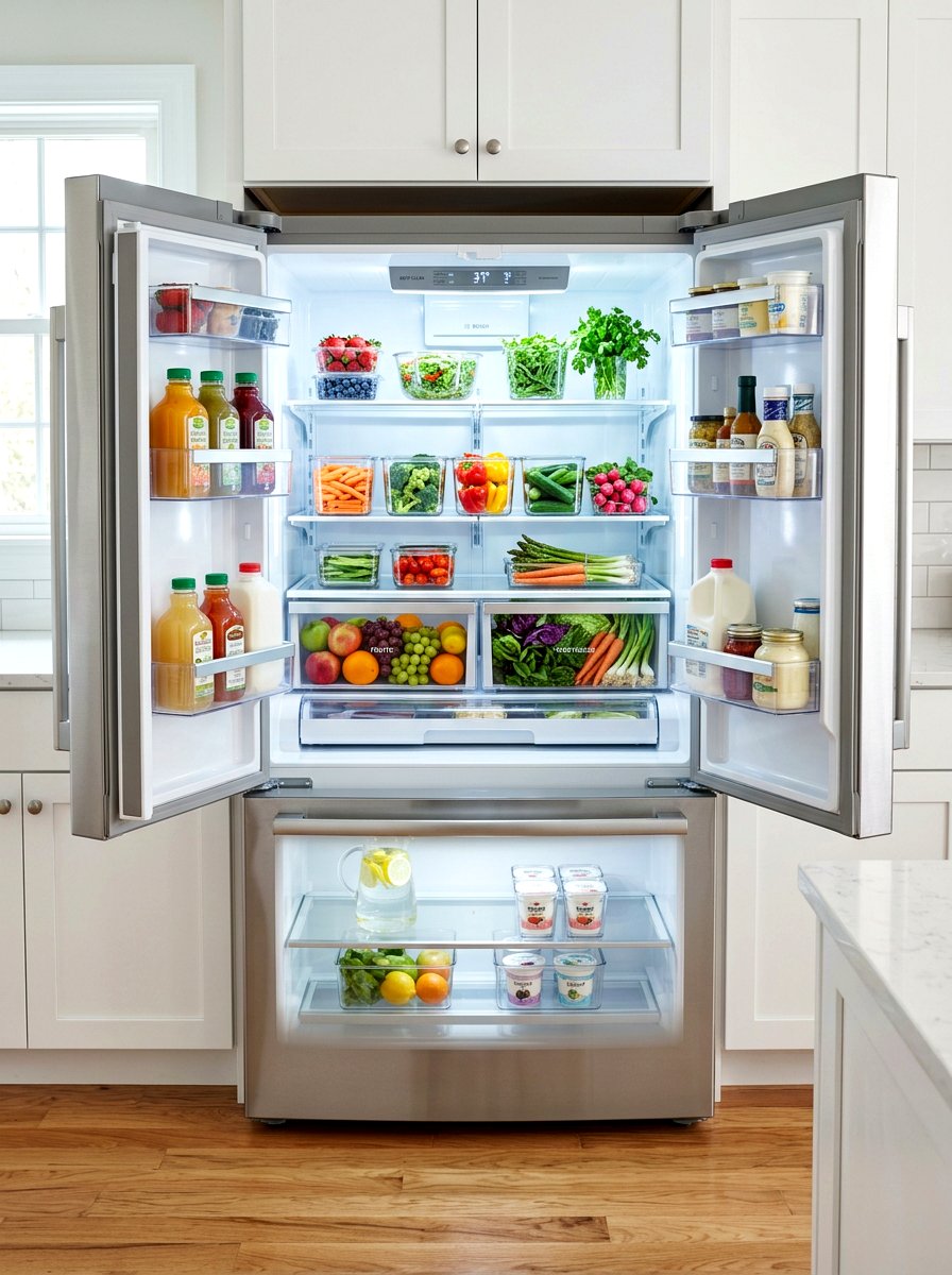 Deep Clean Refrigerator - 30 spring kitchen reset ideas