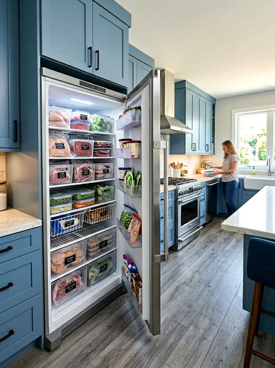 Deep Freezer Organizers - 30 fridge organization ideas