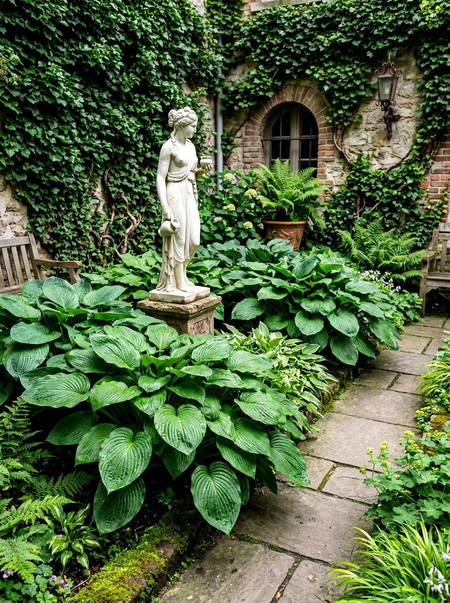30 Hosta Garden Ideas for a Lush Shade Garden Look Today
