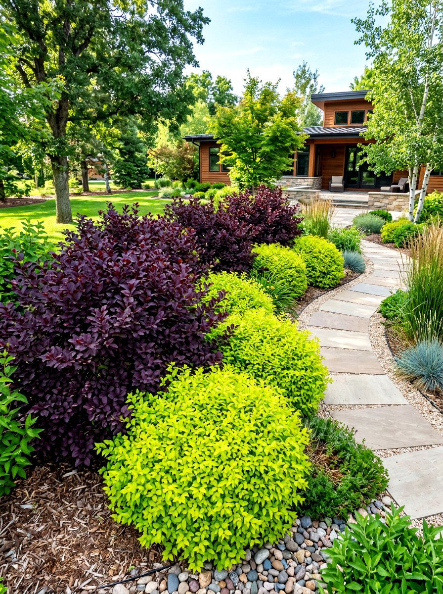 30 Layered Hedge Front Yard Ideas for a Polished, Private Look