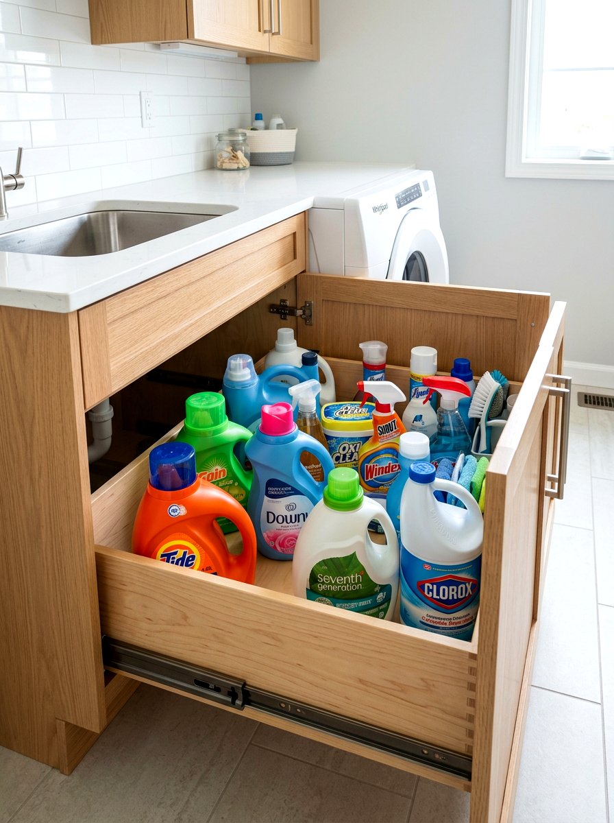 Deep Utility Drawer - 30 utility kitchen ideas