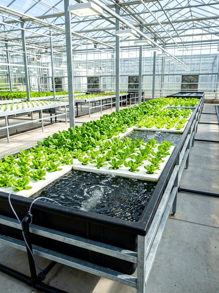 Deep Water Culture Bench - 30 greenhouse propagation bench ideas