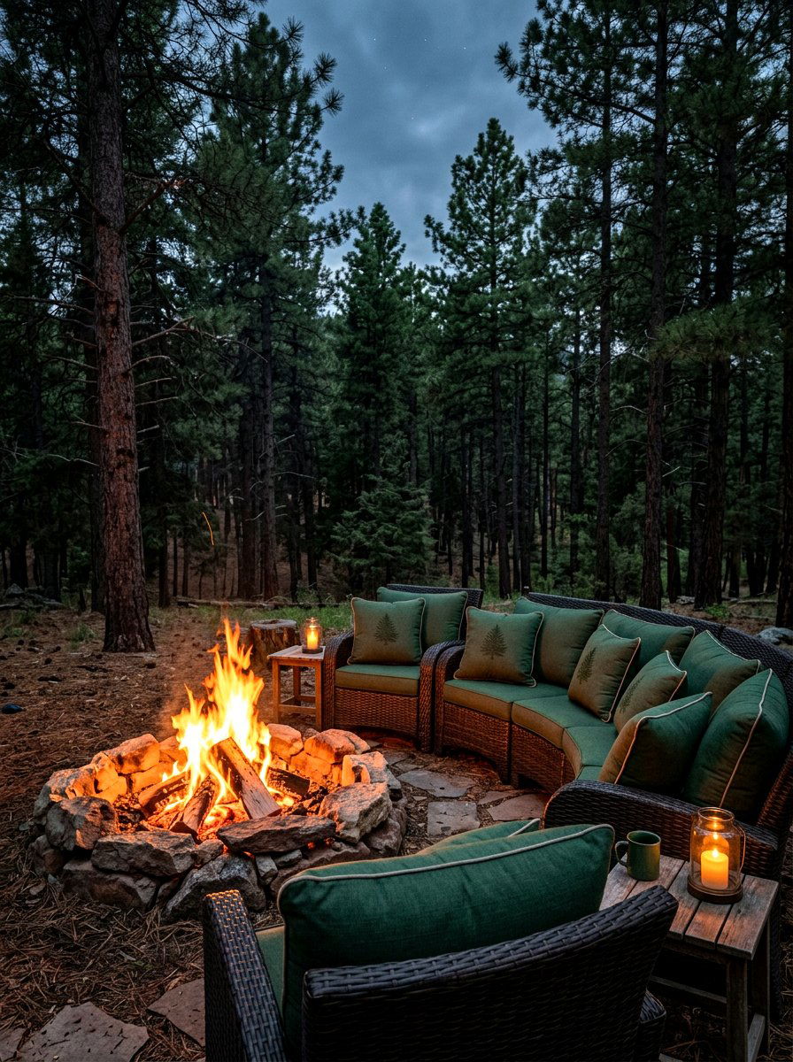 Deep forest green outdoor pillow - 30 outdoor throw pillow ideas