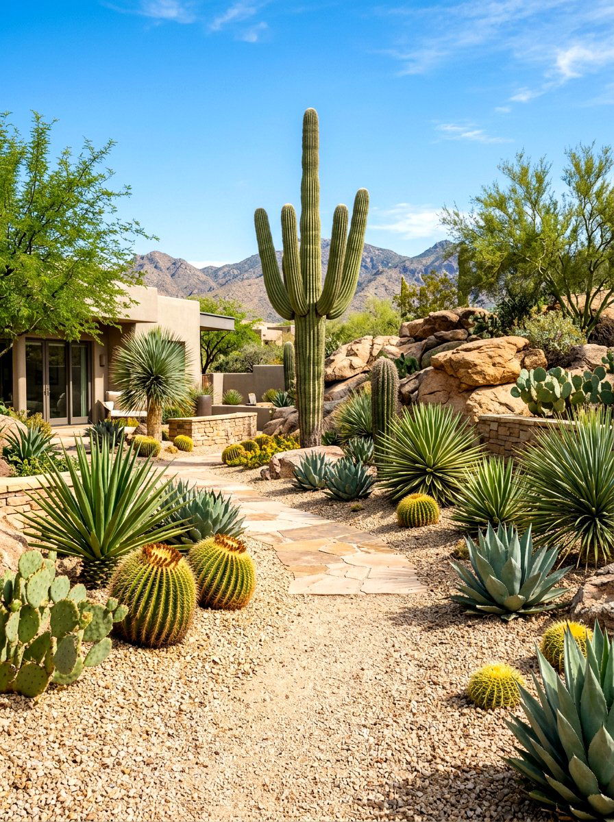 Desert Backyard - 30 garden decor ideas
