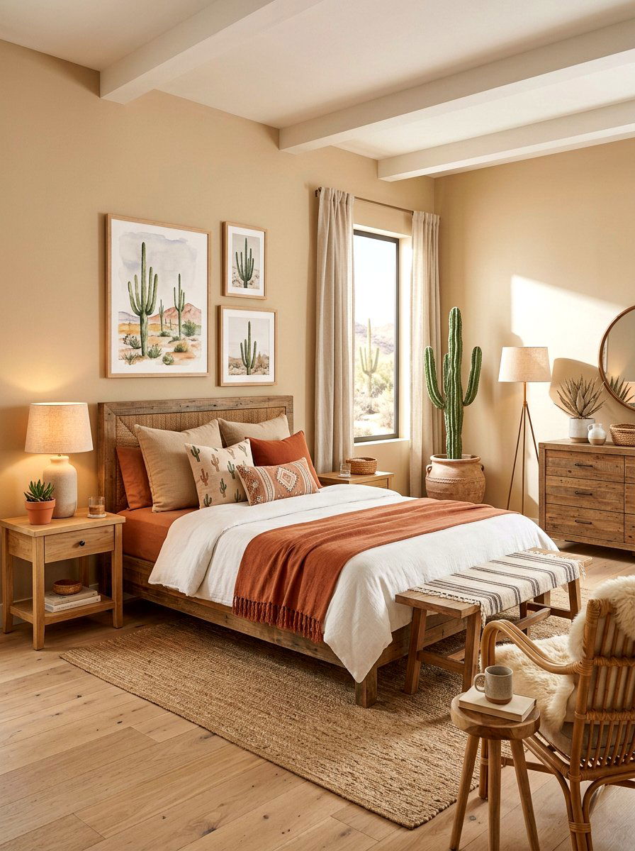 Desert Inspired Bedroom Decor - 30 boho teen room ideas