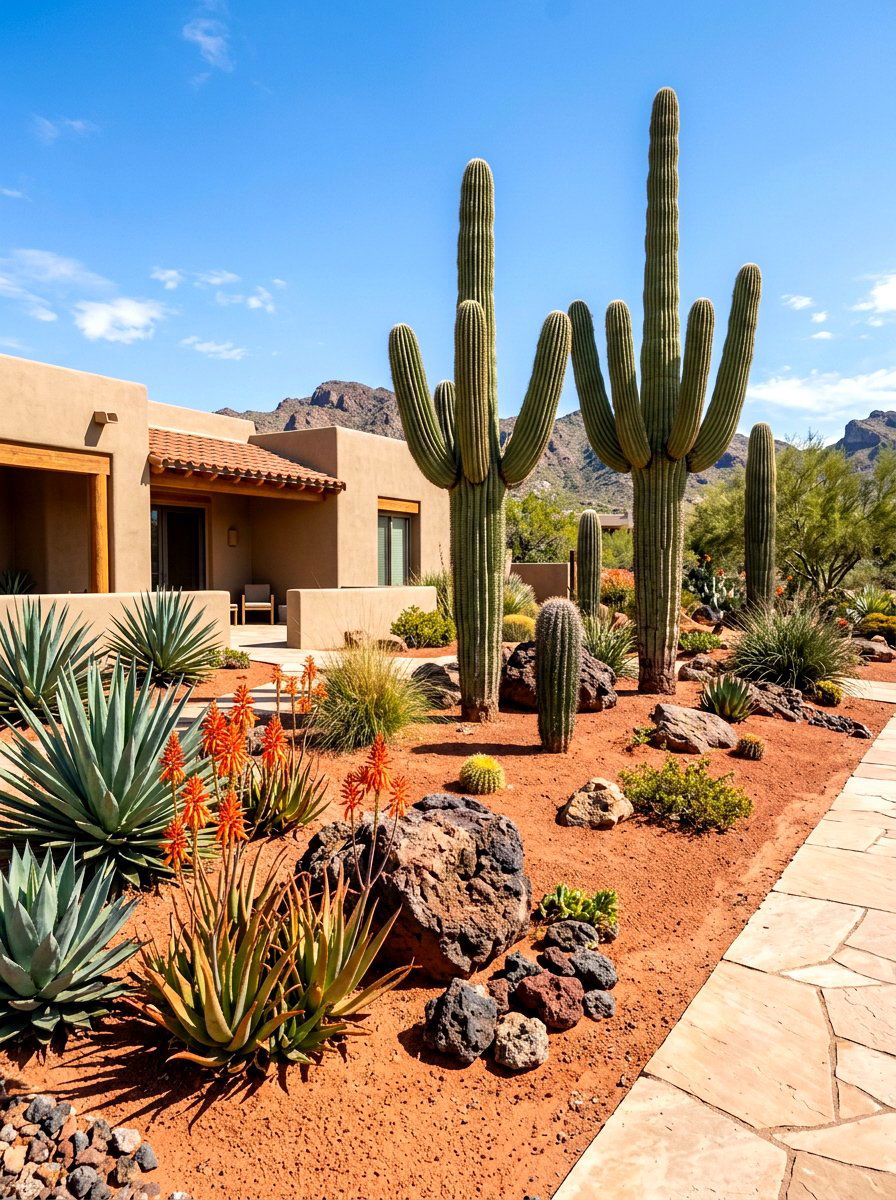 Desert Landscape - 30 front yard garden ideas