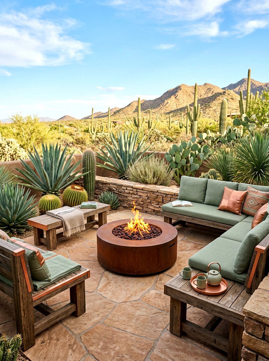 Desert Landscape Patio - 30 villa patio styling ideas