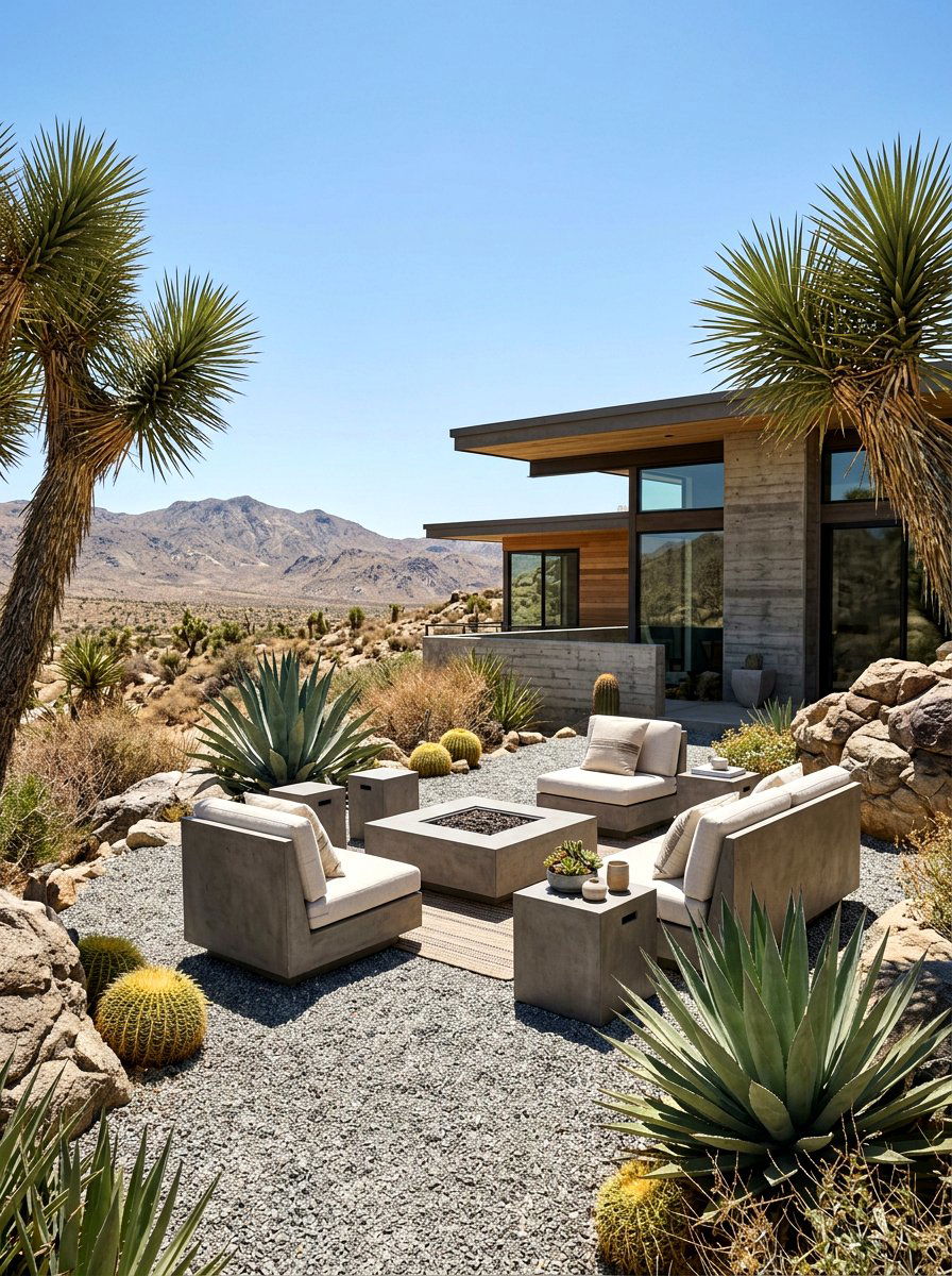Desert Landscape Patio - 30 patio brunch setup ideas