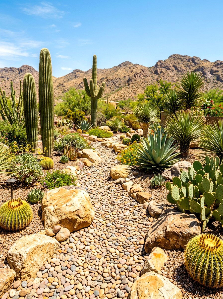 Desert Landscape Rock Garden - 30 rock garden ideas