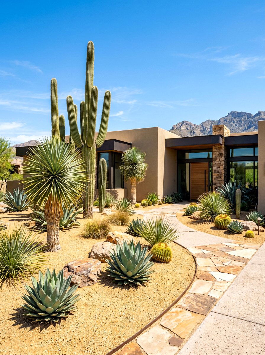 Desert Landscaping - 30 drought tolerant front yard ideas