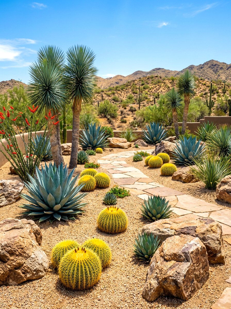 Desert Landscaping - 30 modern front yard ideas