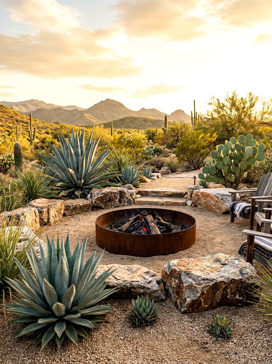 30 Fire Pit Landscaping Ideas: Blend Stone, Plants, and Warmth