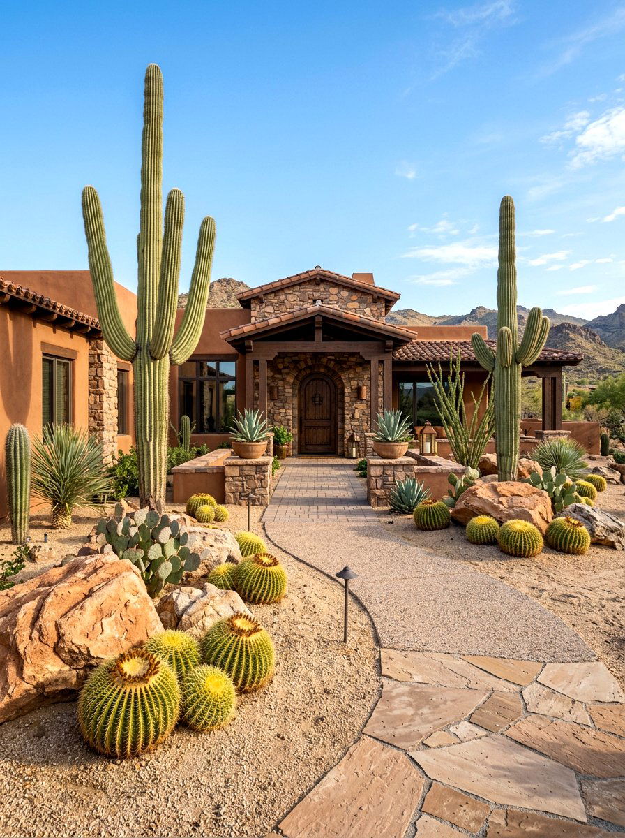 Desert Landscaping Front Entry - 30 front entry landscaping ideas