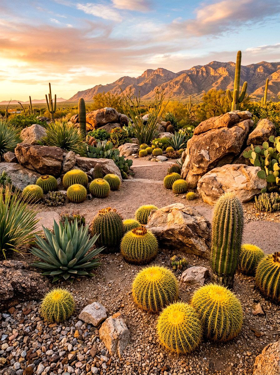 Desert Landscaping Rock - 30 cactus garden ideas